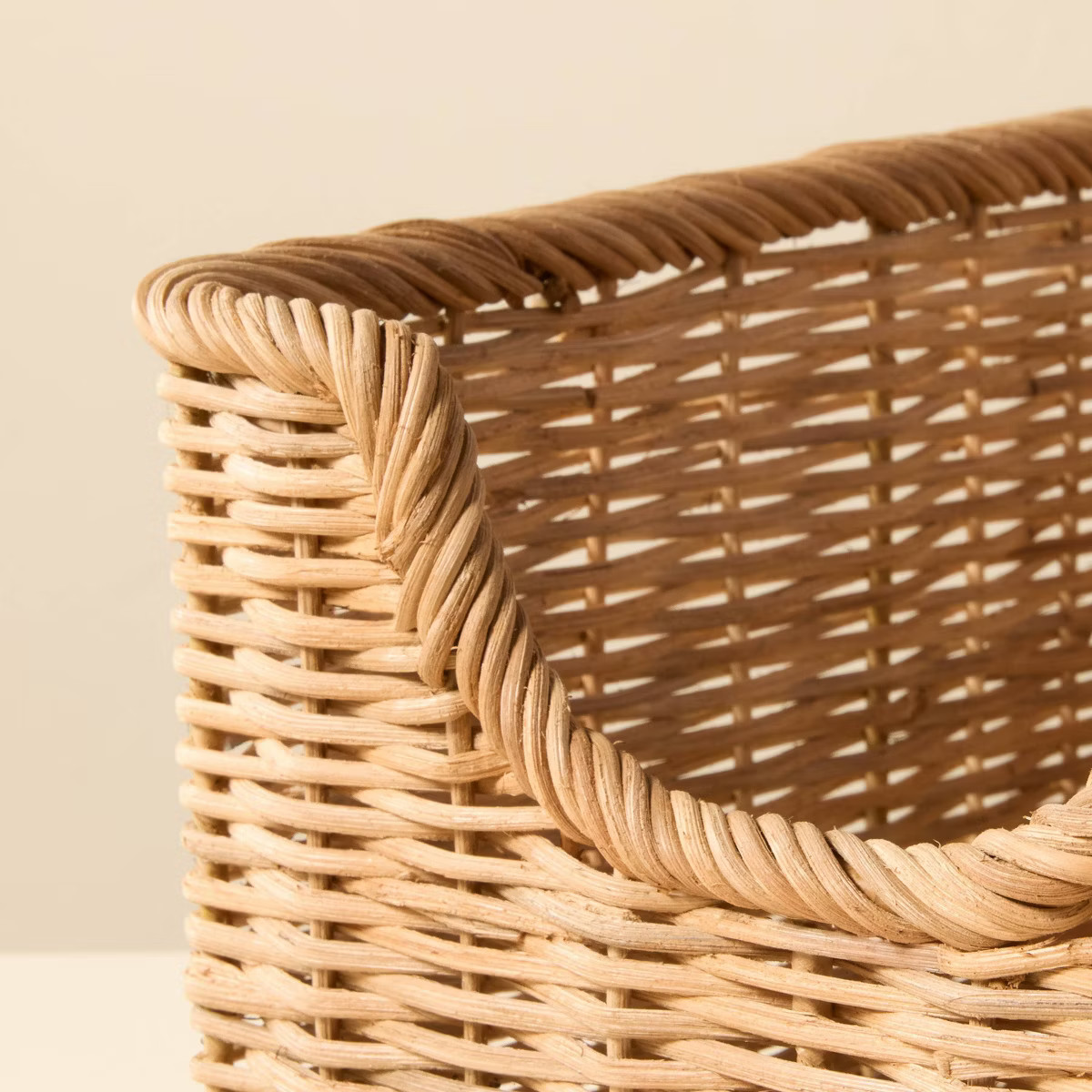Woven Rattan Pantry Storage Basket - Hearth & Hand™ with Magnolia | Target
