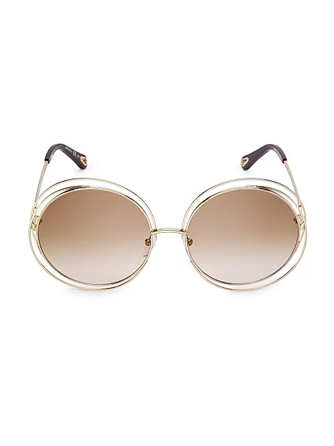 62MM Round Sunglasses | Saks Fifth Avenue