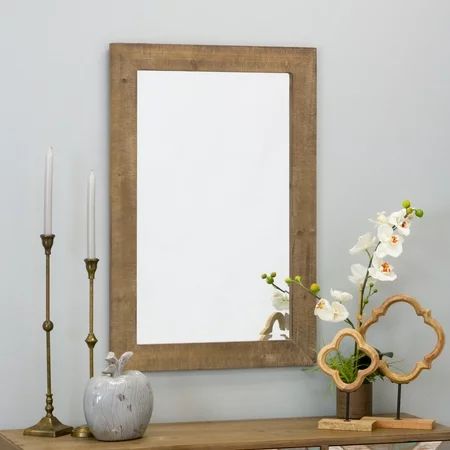 Morris Wall Mirror - Nutmeg 36" x 24" by Aspire | Walmart (US)