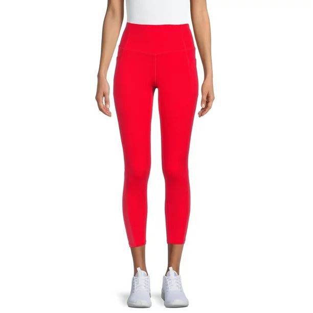 Avia Women's High Waist 7/8 Crop Fashion Leggings | Walmart (US)