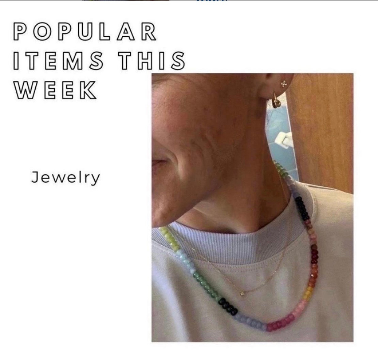 Some of my favorite jewelry pieces 


#beadednecklace #solitaire #athleta #springsweatshirt #athleisure #bezelnecklace #amazon #under25 #budgetfriendly #giftforher #giftidea #knotearrings #hoopearrings @Etsy         @Quince 

#LTKOver40 #LTKU #LTKSaleAlert