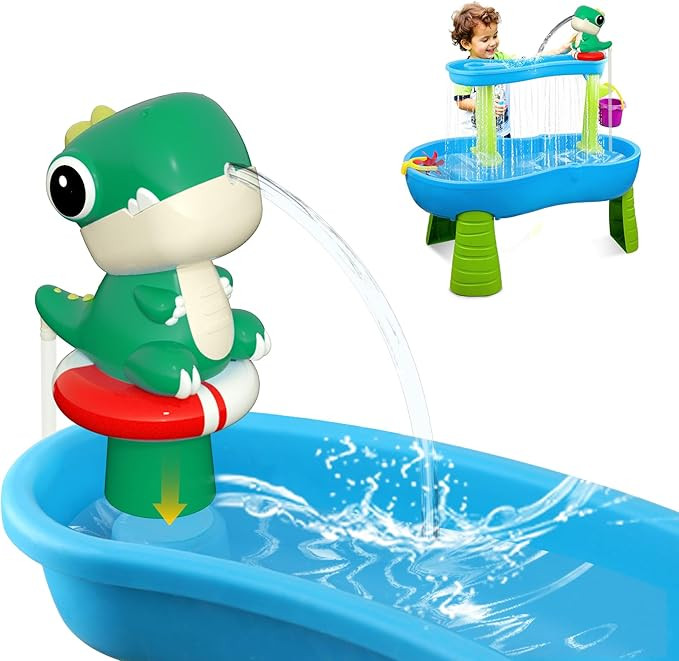 Dinosaur Battery Powered Water Table Pump Continuous Flow for Water Tables - Cordless, Rechargeab... | Amazon (US)
