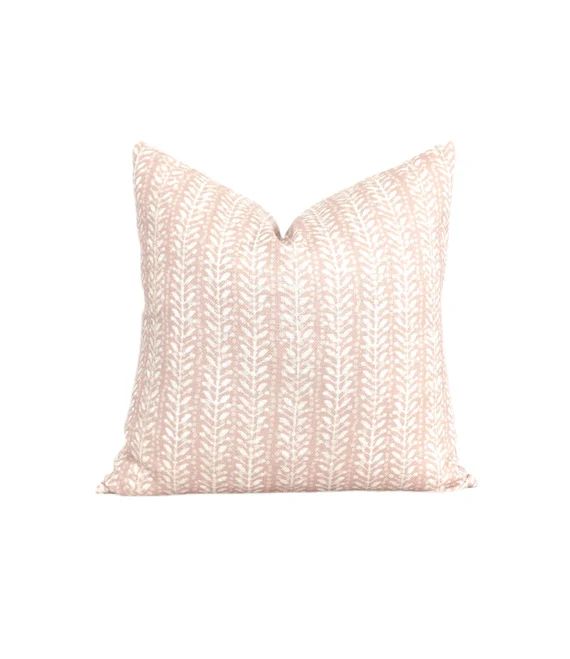 Light Pink Throw Pillow Cover // Living Room And Bedroom Decor | Etsy | Etsy (US)