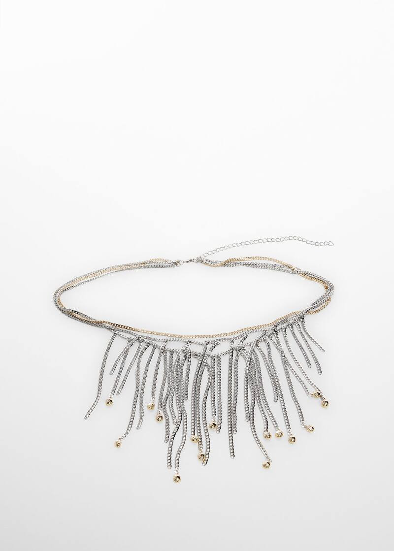 Triple-beaded chain belt -  Women | Mango USA | MANGO (US)