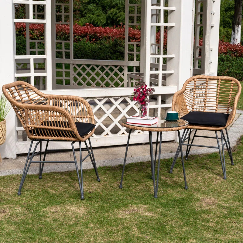 Virgie 2 - Person Seating Group with Cushions | Wayfair North America