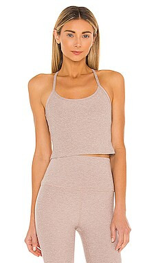 Beyond Yoga Spacedye Slim Racerback Tank in Chai from Revolve.com | Revolve Clothing (Global)