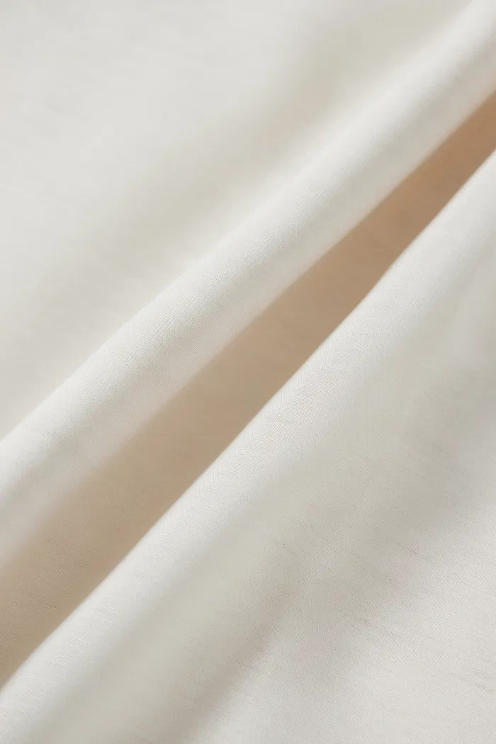 Velia Fringed Vest Set in Cotton Linen | Fabrique