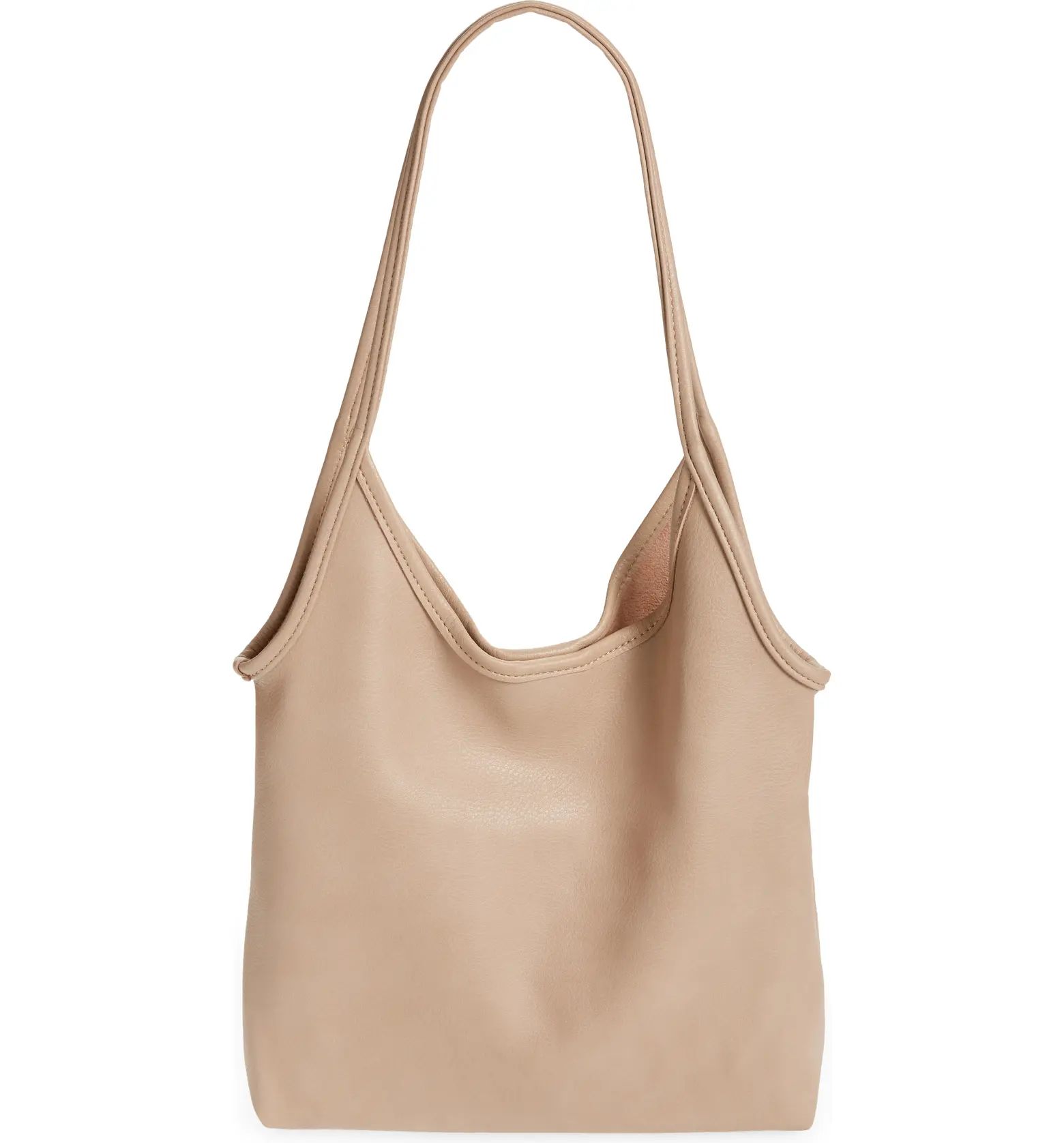 Slouchy Faux Leather Tote | Nordstrom