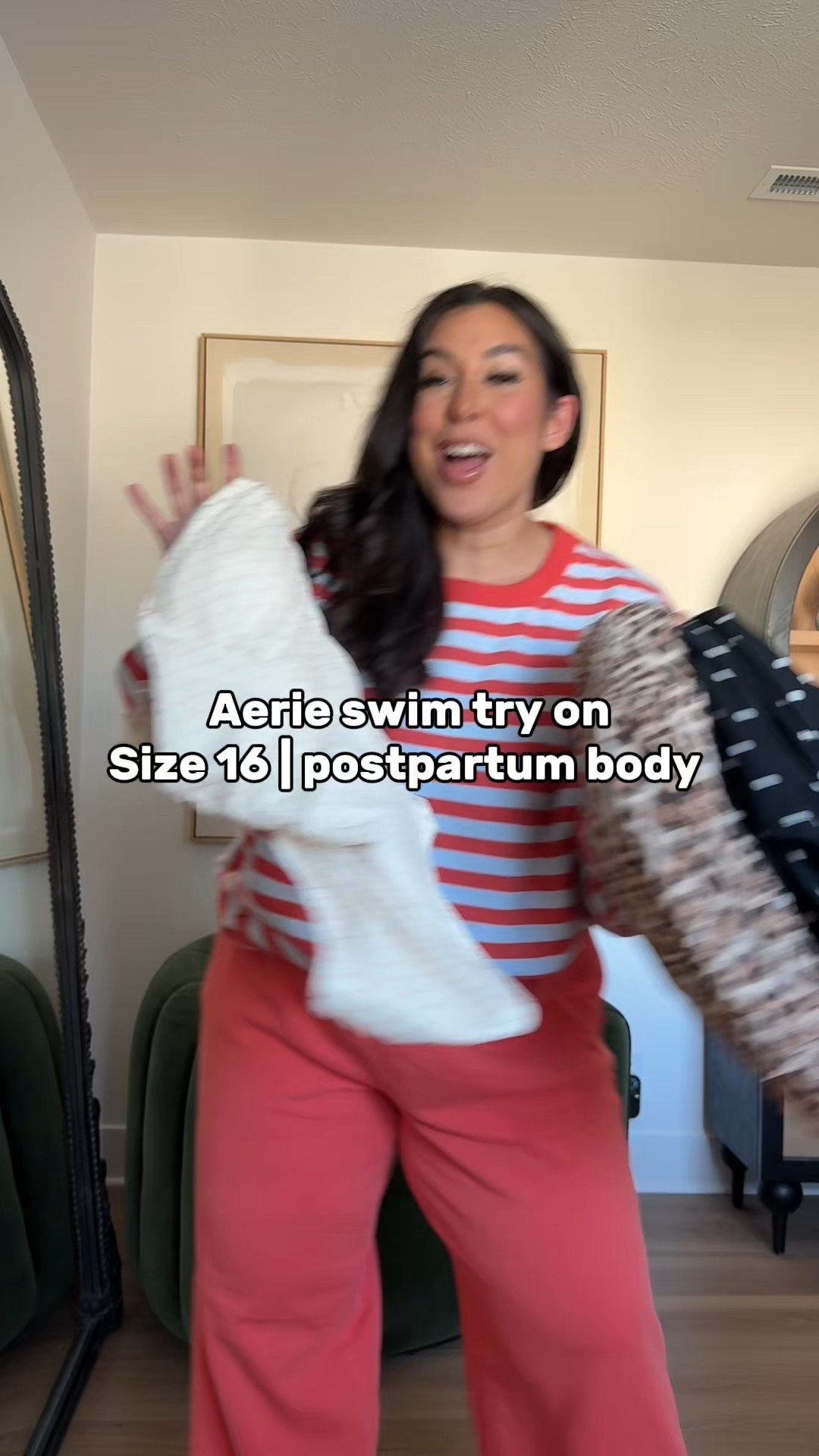 Midsize aerie try on
Size 16 size xl swimsuits 
Spring outfits 

#LTKootd #LTKgrwm #LTKMidsize