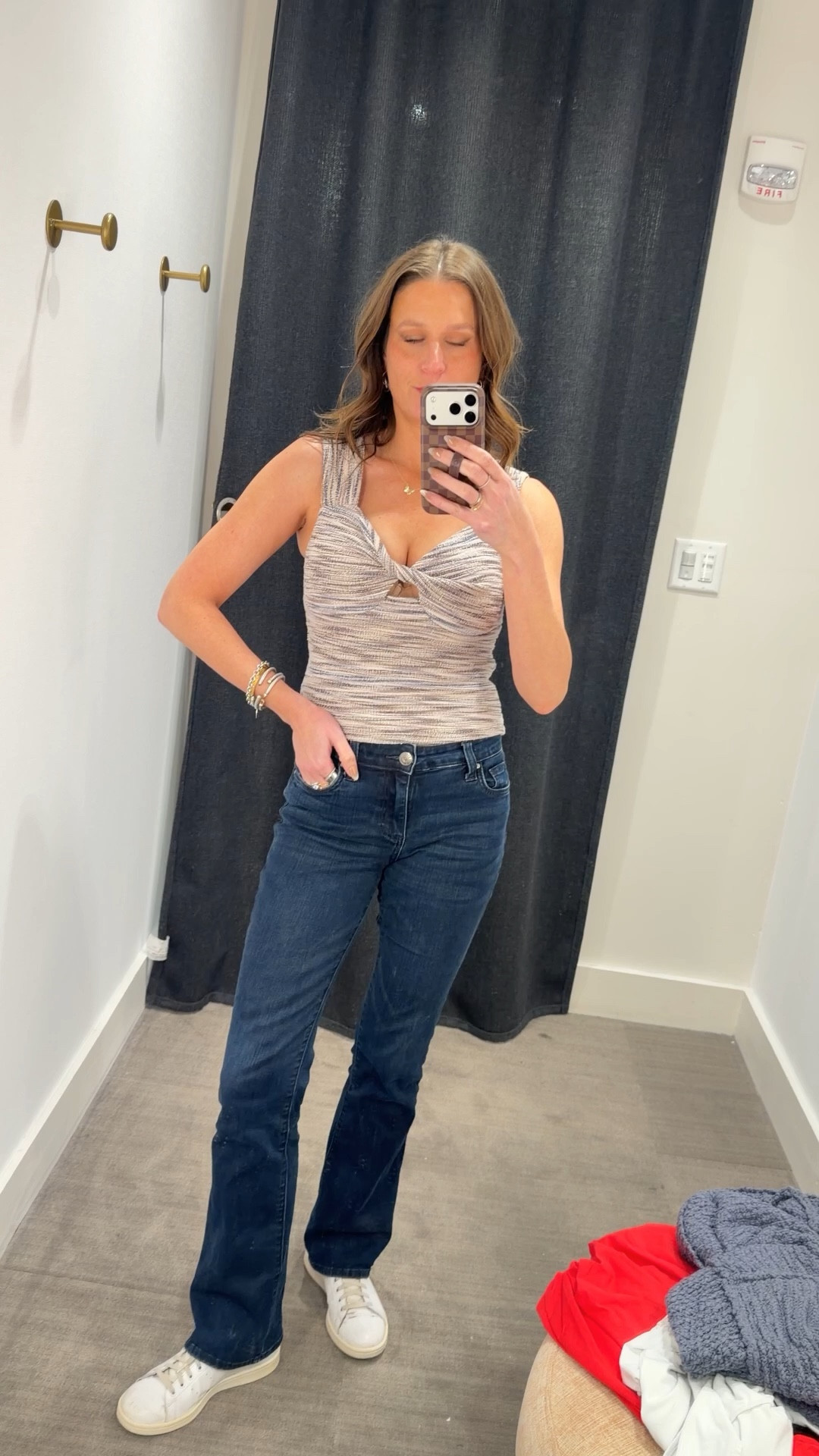 The Val Twist Frint Tank is adorable. Wear it for day and night. The wide straps make it bra friendly. I’m in a size small.

#LTKspringtrends #LTKOver40 #LTKspring