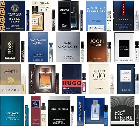 Cologne High End Designer Fragrance Sampler Set for Men - (Pack of 8 Sample Vials) | Amazon (US)