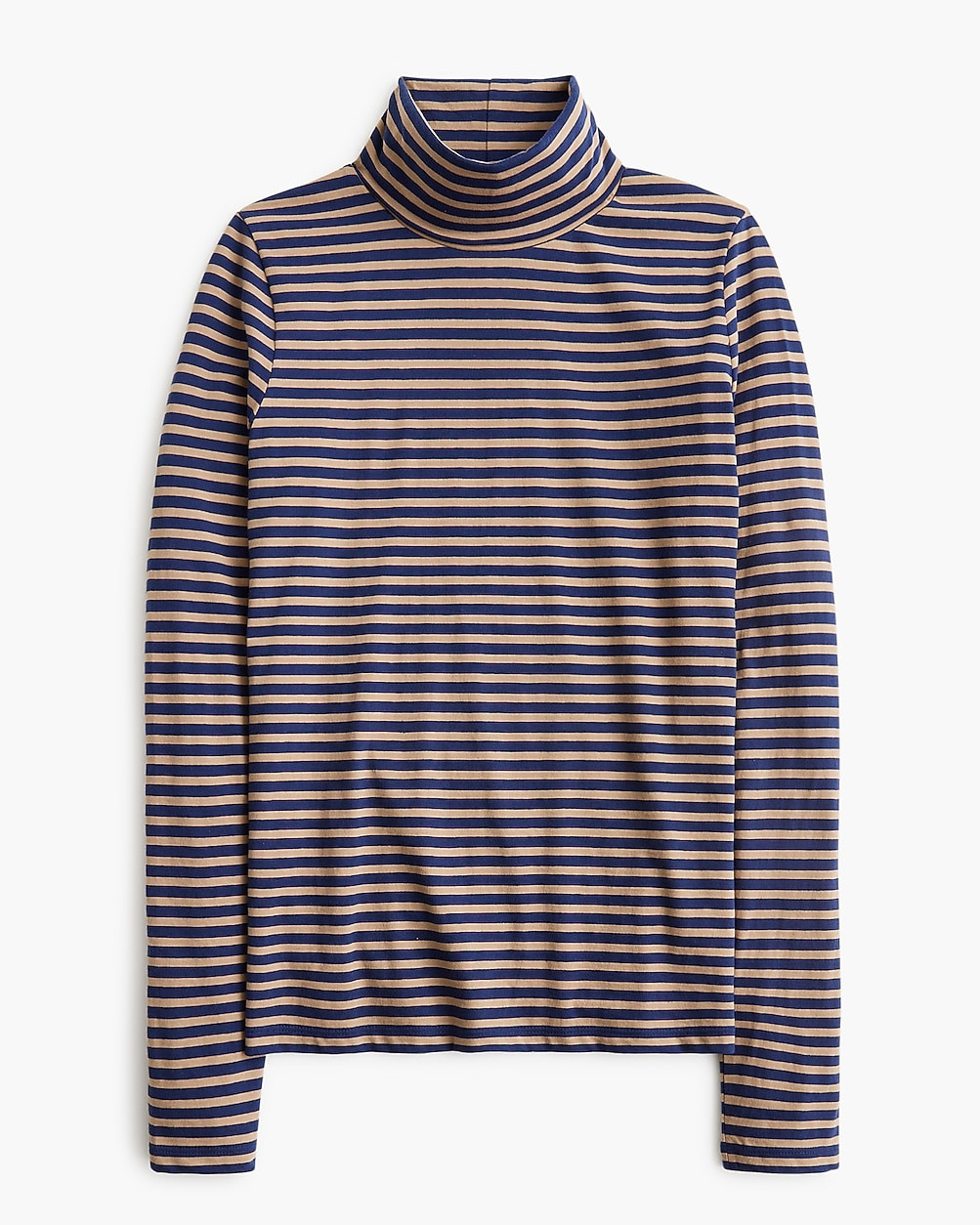 Striped tissue turtleneck | J.Crew Factory