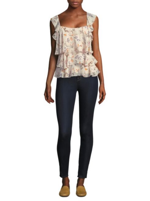 Rebecca Minkoff - Alexis Floral Ruffle Top | Saks Fifth Avenue