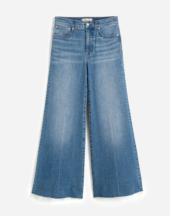 Flared Wide-Leg Crop Jeans | Madewell