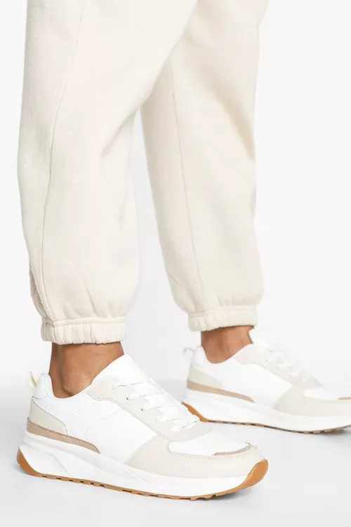 Chunky Sole Tag Detail Trainer | Boohoo.com (UK & IE)