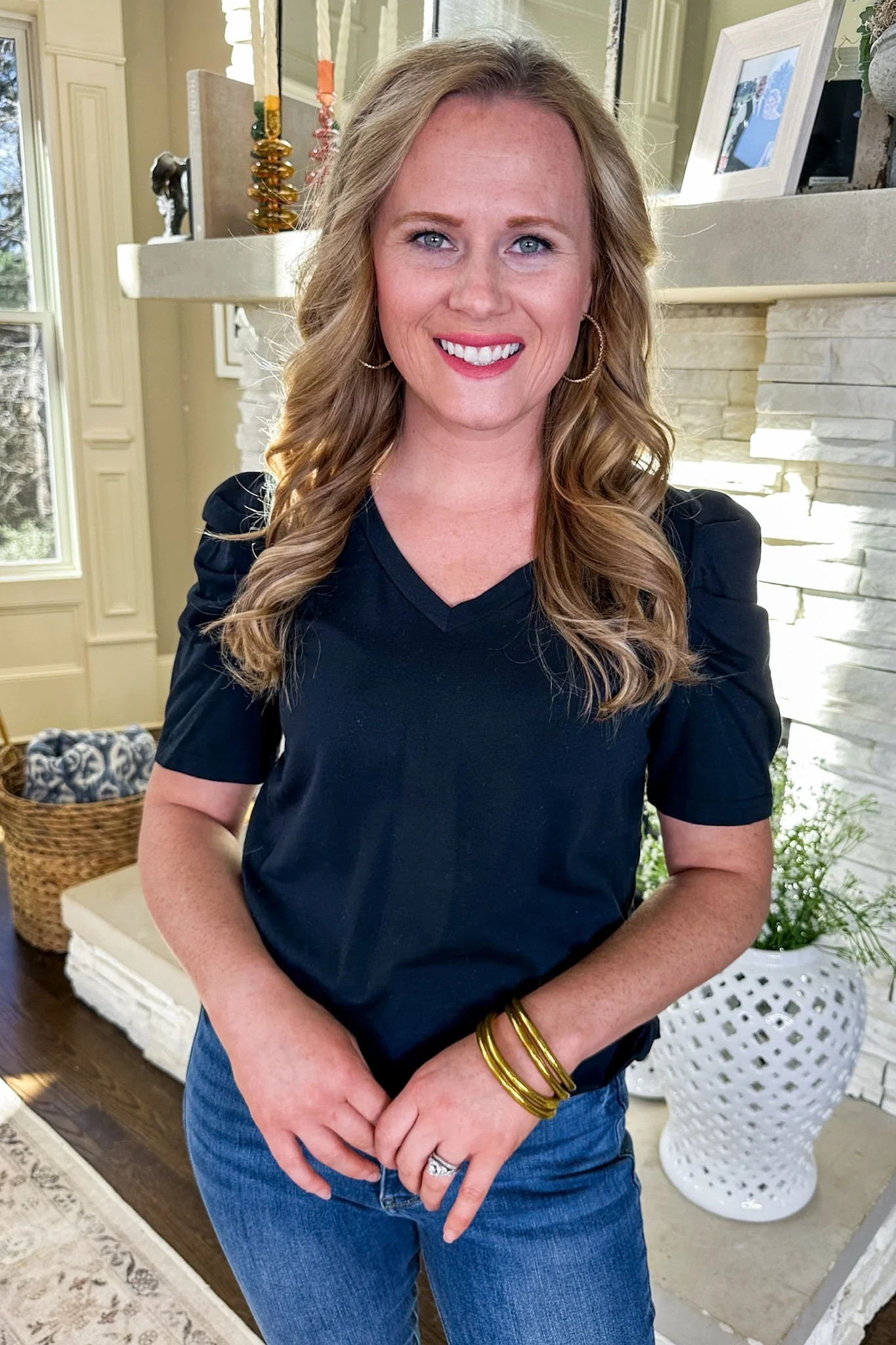 Alison’s Perfect Tee in Black | Jules & James Boutique