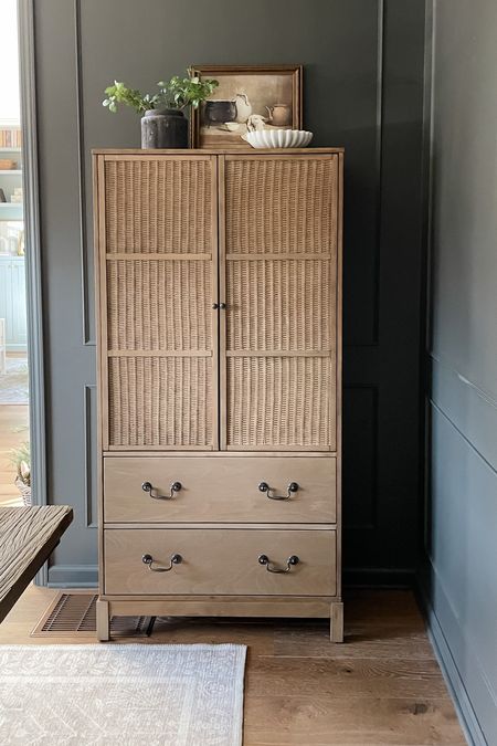 Woven cabinet in stock at Target. It’s perfect for extra storage in our dining room. 

#LTKstyletip #LTKhome #LTKFind