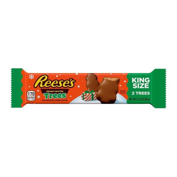 Reese&#39;s Holiday Peanut Butter Tree King Size - 2.4oz | Target