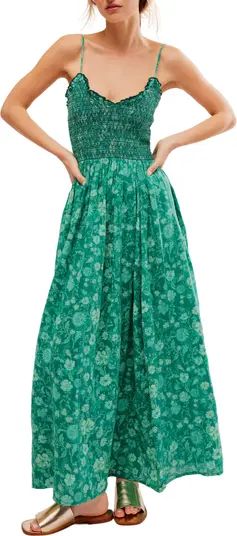 Sweet Nothings Floral Print Sleeveless Maxi Sundress | Nordstrom