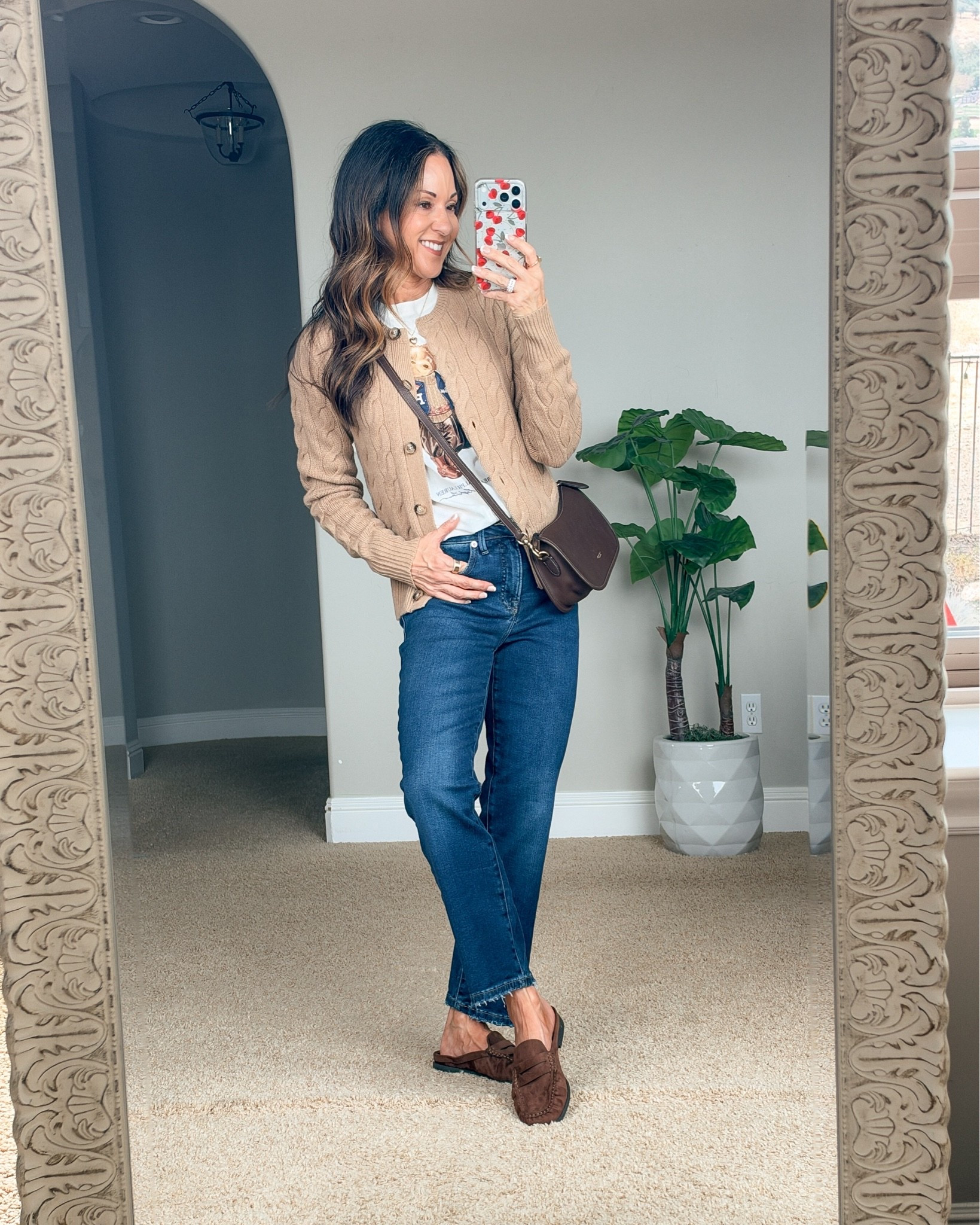 A little preppy, a little classic, and such an easy fall outfit 🤎 Everything I’m wearing is from @macys , from the Polo Bear tee and cashmere cardigan to the petite jeans, bag and shoes.

For reference: I’m 5’1”, 106 lbs. Jeans: 0 Petite • Cashmere sweater: XS • Polo Bear tee: XS

Macy’s fashion • Preppy fall style • Petite fall outfits • Ralph Lauren Polo Bear • Petite jeans • Fashion over 50 • Over 50 fall outfit ideas

#LTKootd #LTKPetite #LTKOver40