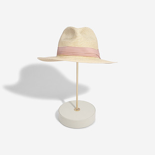 Stackers&reg; Oatmeal Hat Display Stand | The Container Store