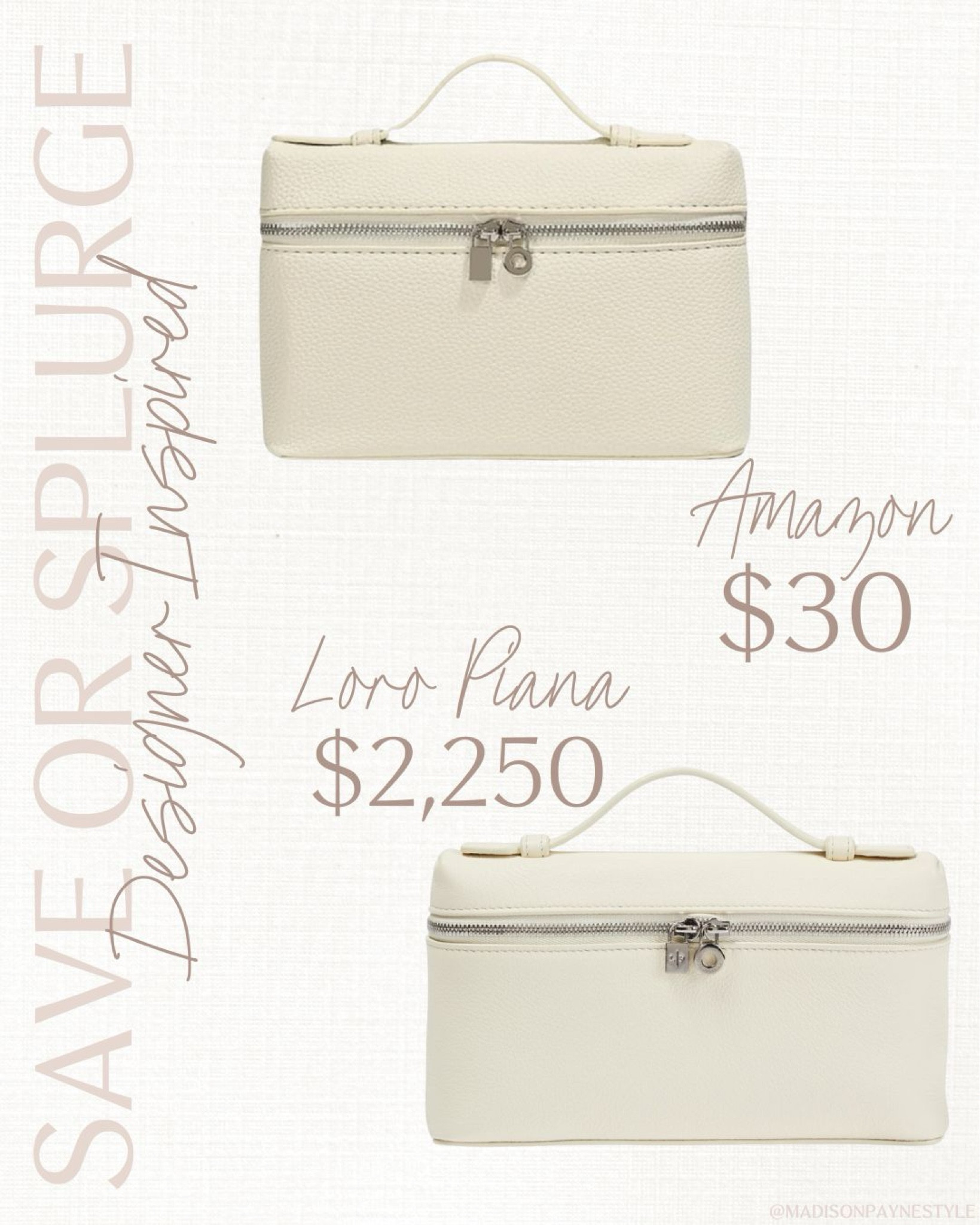 $30 AMAZON HANDBAG 👜 is an amazing look for less of the Loro Piana bag that is $2,250! My entire Travel OOTD linked below! 

Handbag, Amazon Handbag, Amazon Bag, Amazon Crossbody, Look For Less, Loro Piana, Madison Payne

#LTKSeasonal #LTKitbag #LTKstyletip