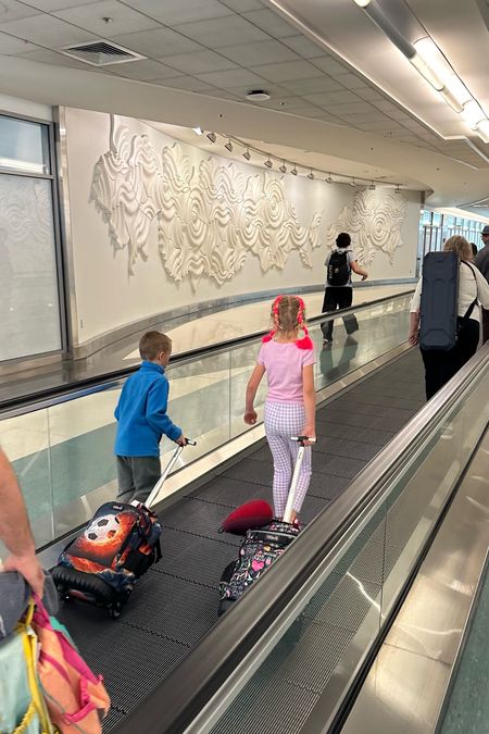 This kids travel backpack was perfect for our overseas vacation. It has an extendable handle and wheels, which allows kids to carry their own bags. Also this kids travel pillow came in handy during our long flight  


#LTKtravel #LTKkids #LTKitbag