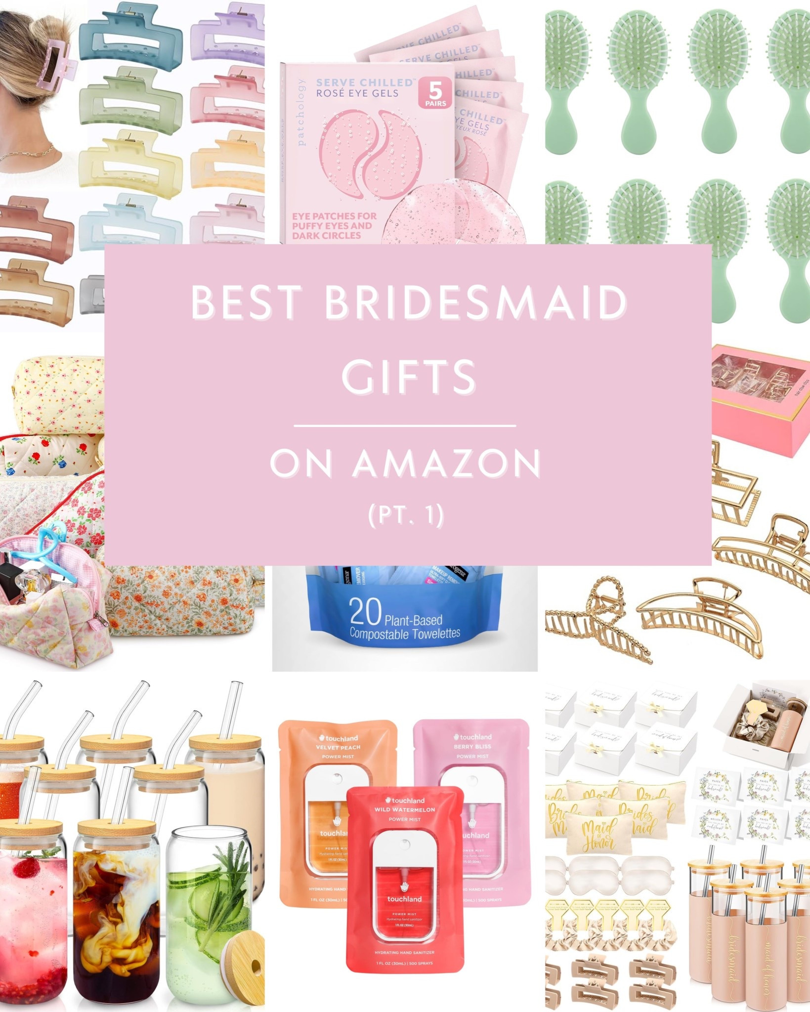 Gifts for your best gals!! These make perfect bag stuffers for bridesmaid proposal gifts or day of wedding presents! 

#LTKWedding #LTKGiftGuide