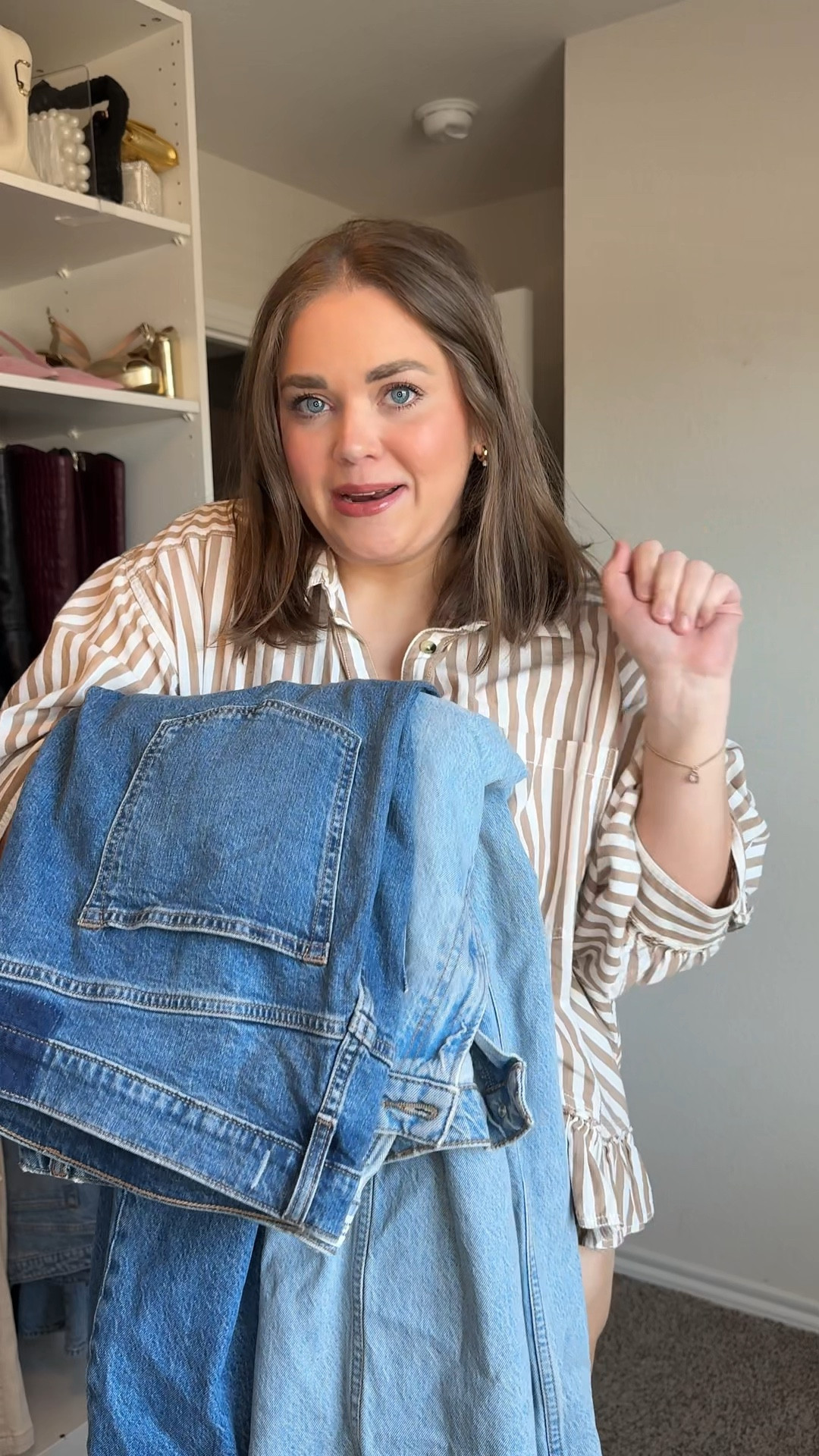 Abercrombie denim favorites use code DENIMAF wearing 34 in everything and curve love! 

#LTKPlusSize #LTKSaleAlert