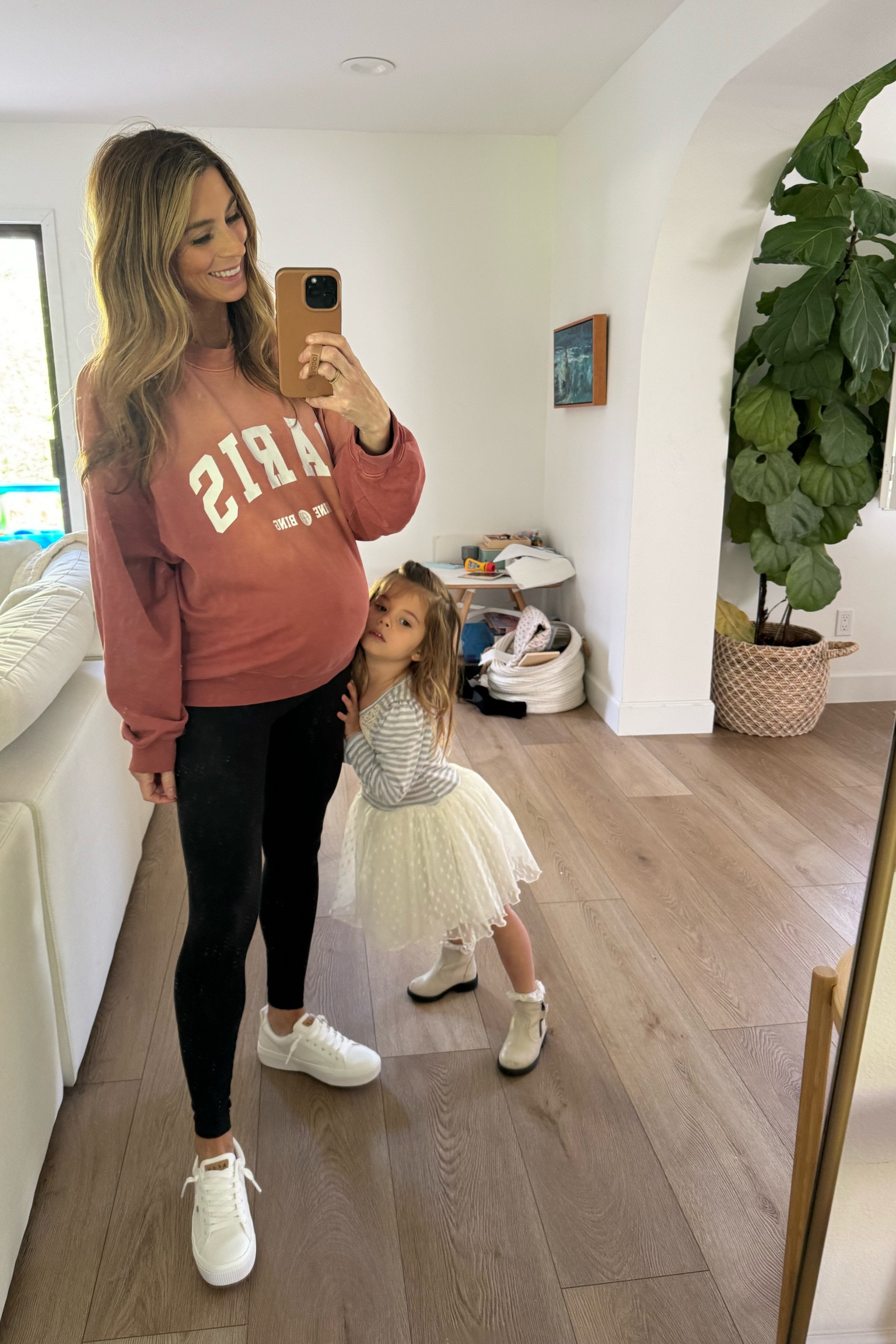 Beyond Yoga maternity leggings that I pulled out from my pregnancy with Rell, they were a great investment because they’re holding on strong! 

Maternity, pregnancy, maternity leggings, white tennis shoes, anine Bing 

#LTKSeasonal #LTKbump #LTKfitness