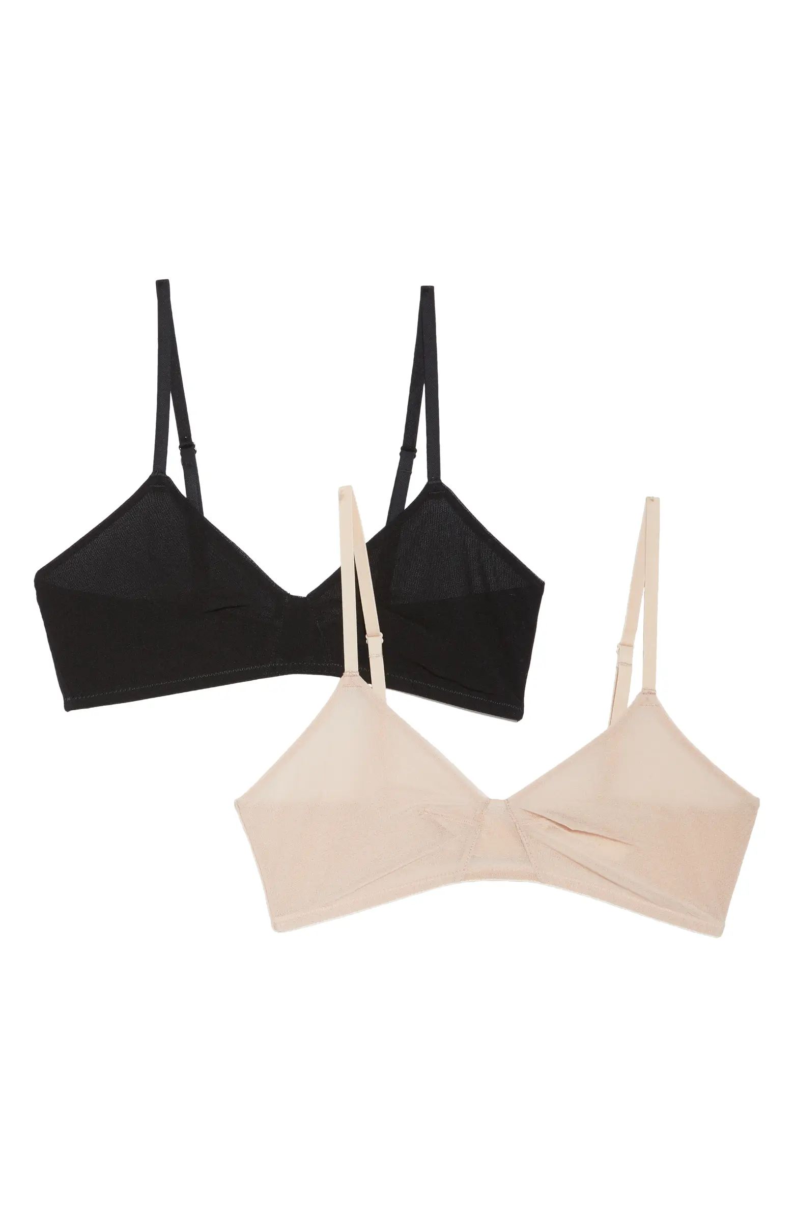 Next to Nothing 2-Pack Bralettes | Nordstrom