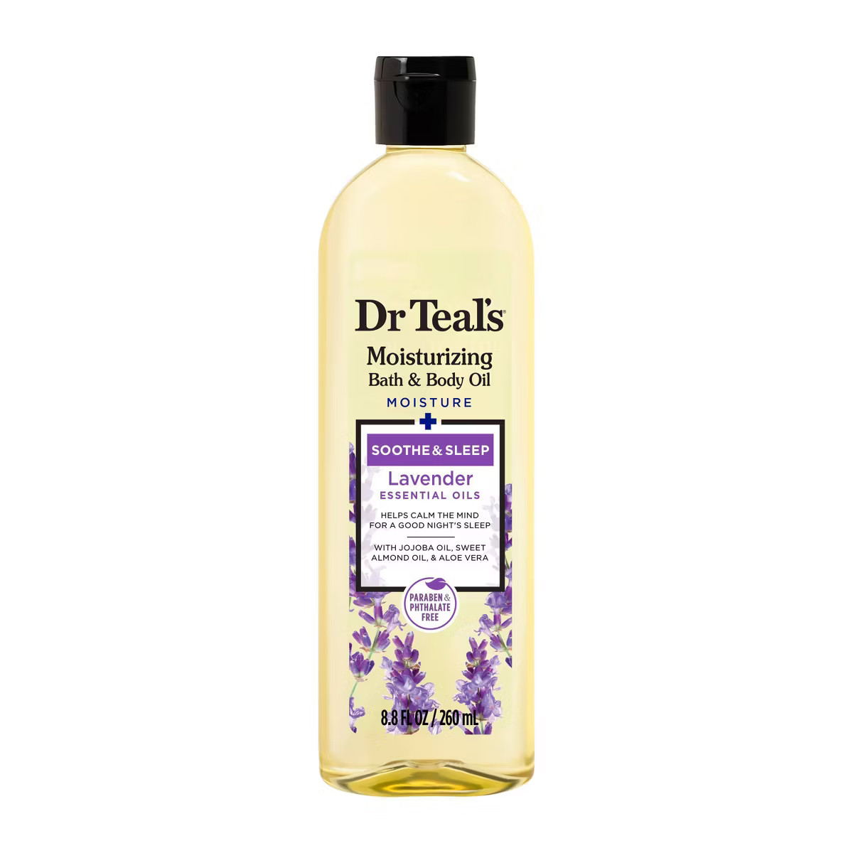 Dr Teal's Soothing Lavender Moisturizing Bath & Body Oil - 8.8 fl oz | Target