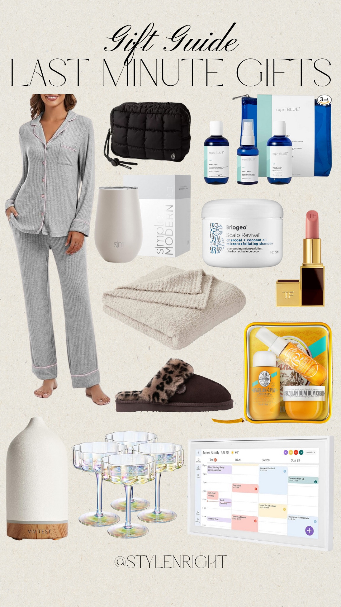 Last minute gifts!

Gift guide, gifts for her, gift guide for her, gift inspo, gift ideas, Christmas gift ideas, stocking stuffers, white elephant gifts, Amazon gifts, Sephora, pajama set, Sol de janerio, slippers, volcano candle, winter tumbler, wine glasses 



#LTKGiftGuide #LTKHoliday #LTKSeasonal