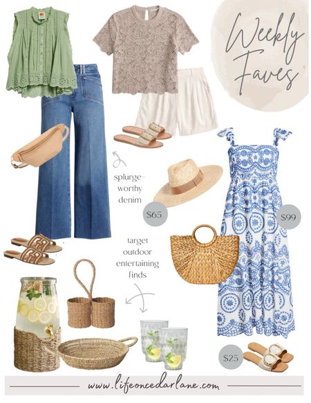 Weekly Faves- check out what we are loving! From new arrivals, sales, resort wear and more! Loving these cute spring outfit finds! Target outdoor home finds too!

#resortwear #springfashion #outdoorhome

#LTKsalealert #LTKxTarget #LTKfindsunder50