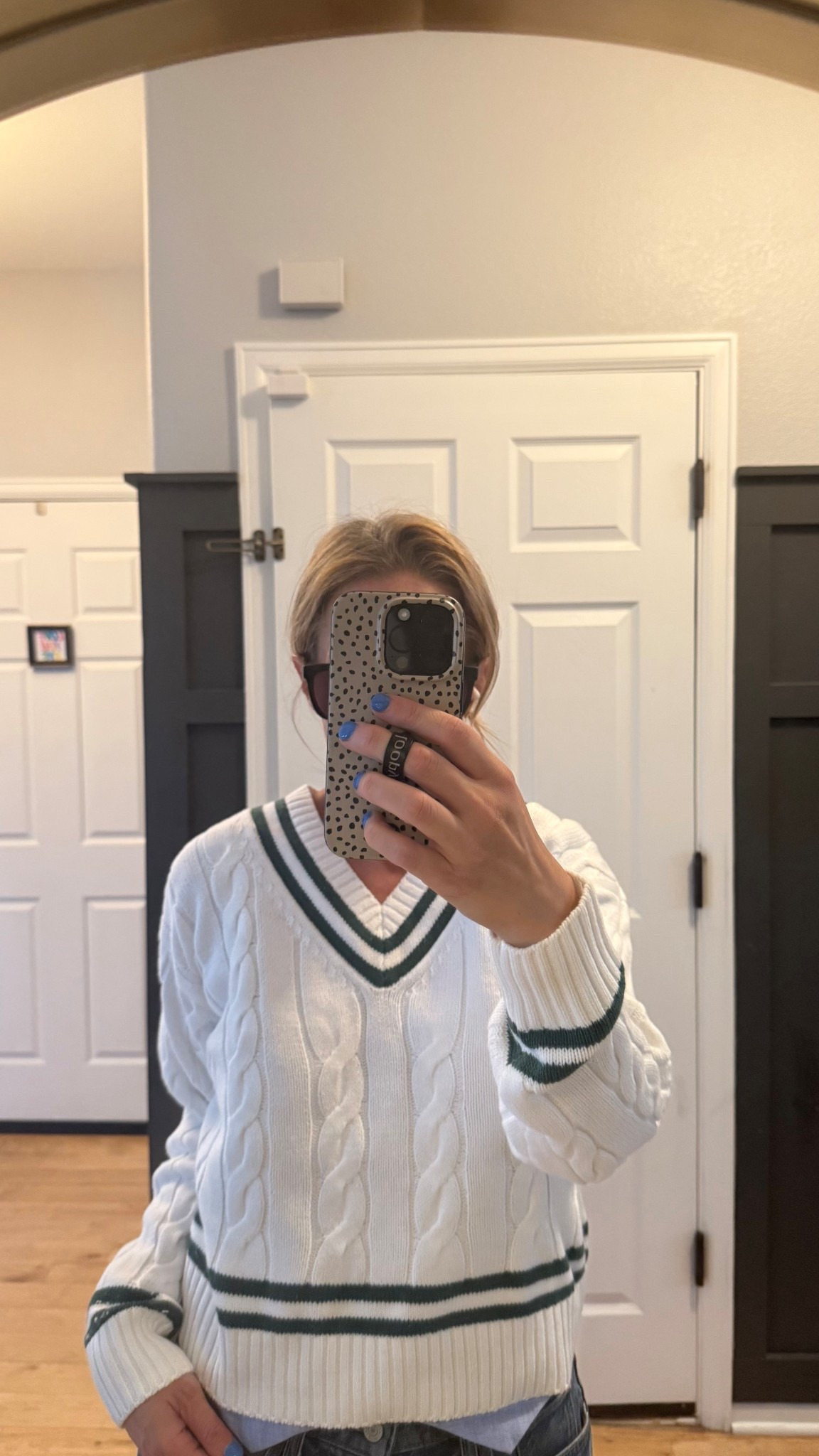 Serving classic varsity vibes with a modern twist ✨ Obsessed with this cable knit sweater from Walter Hogan – chic, cozy, and totally timeless. Pair it with your favorite denim for that effortless preppy look. #WalterHoganStyle #OOTD #ClassicWithATwist 

#LTKFindsUnder50 #LTKSaleAlert