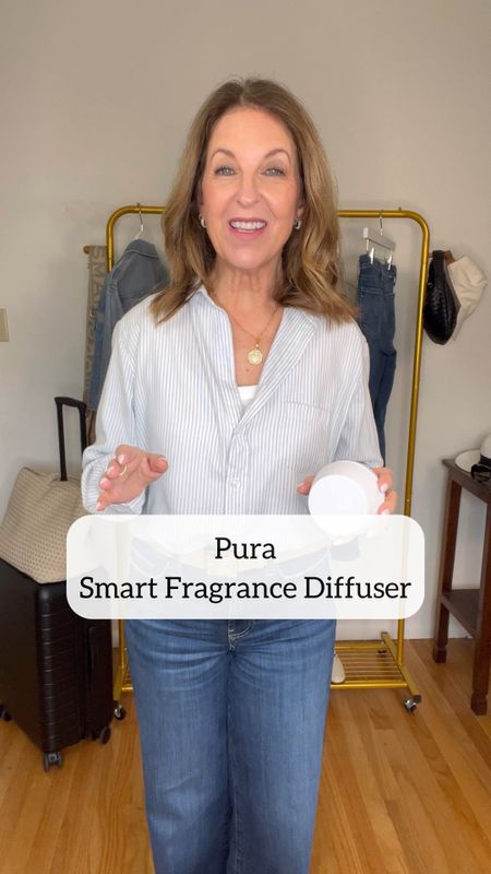 I just started using a Pura 4, a smart fragrance diffuser. I love it!! You plug in scents of your choice, tell the Pura App which room the Pura is in, and you have a constant fragrance in your room.  You can change the intensity or move the Pura  from room to room, too.  This is nice to have in a home office and it would be a lovely gift, too. I'm so happy I started using it! 

#pura

#LTKover40 #LTKhome #LTKVideo