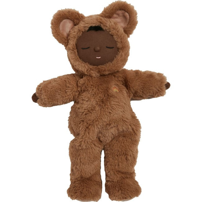 Baby Toys | Kids Toys | Cozy Dinkum Plush, Teddy Mini (Brown) | Olli Ella from Maisonette | Maisonette