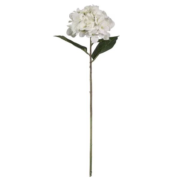 Mainstays Large Single Hydrangea Long Stem, Solid, White, 26" | Walmart (US)