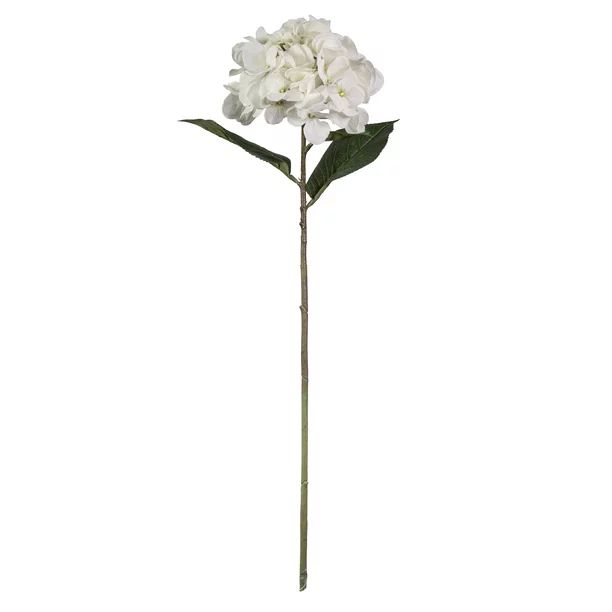 Mainstays Large Single Hydrangea Long Stem, Solid, White, 26" | Walmart (US)