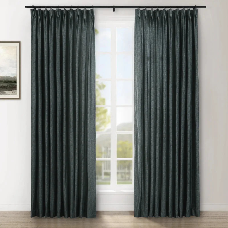 Amy Switzer Printed Velvet Pleated Drapery | TWOPAGES