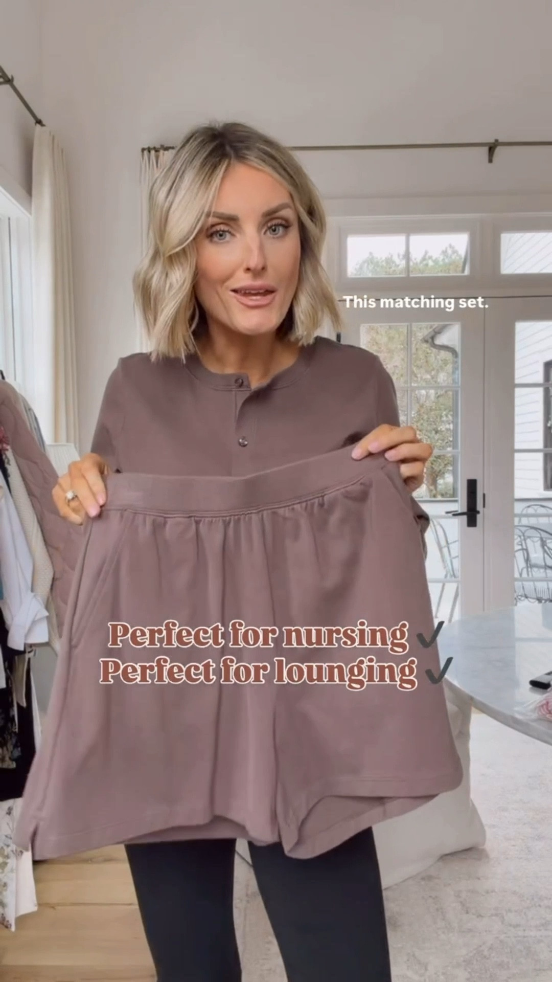 I’m super excited about wearing this matching set when the baby comes! Super comfortable, but still elevated loungewear! This is going to be great for nursing!

Loverly Grey, Target, post partum outfit, matching set, loungewear, nursing friendly 

#LTKFindsUnder50 #LTKBaby