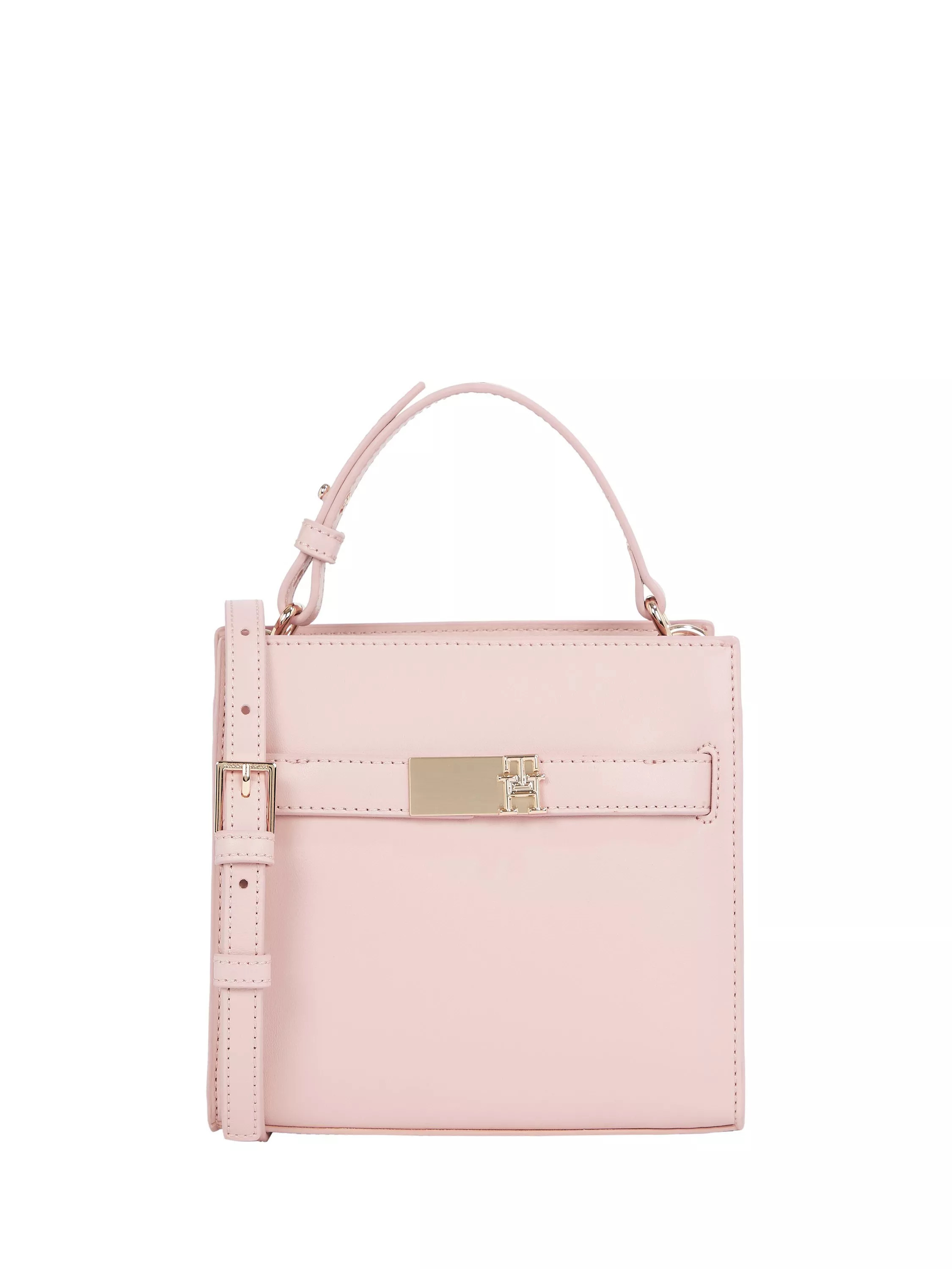 Tommy HilfigerHeritage Mini Satchel, Foggy Pink | John Lewis (UK)