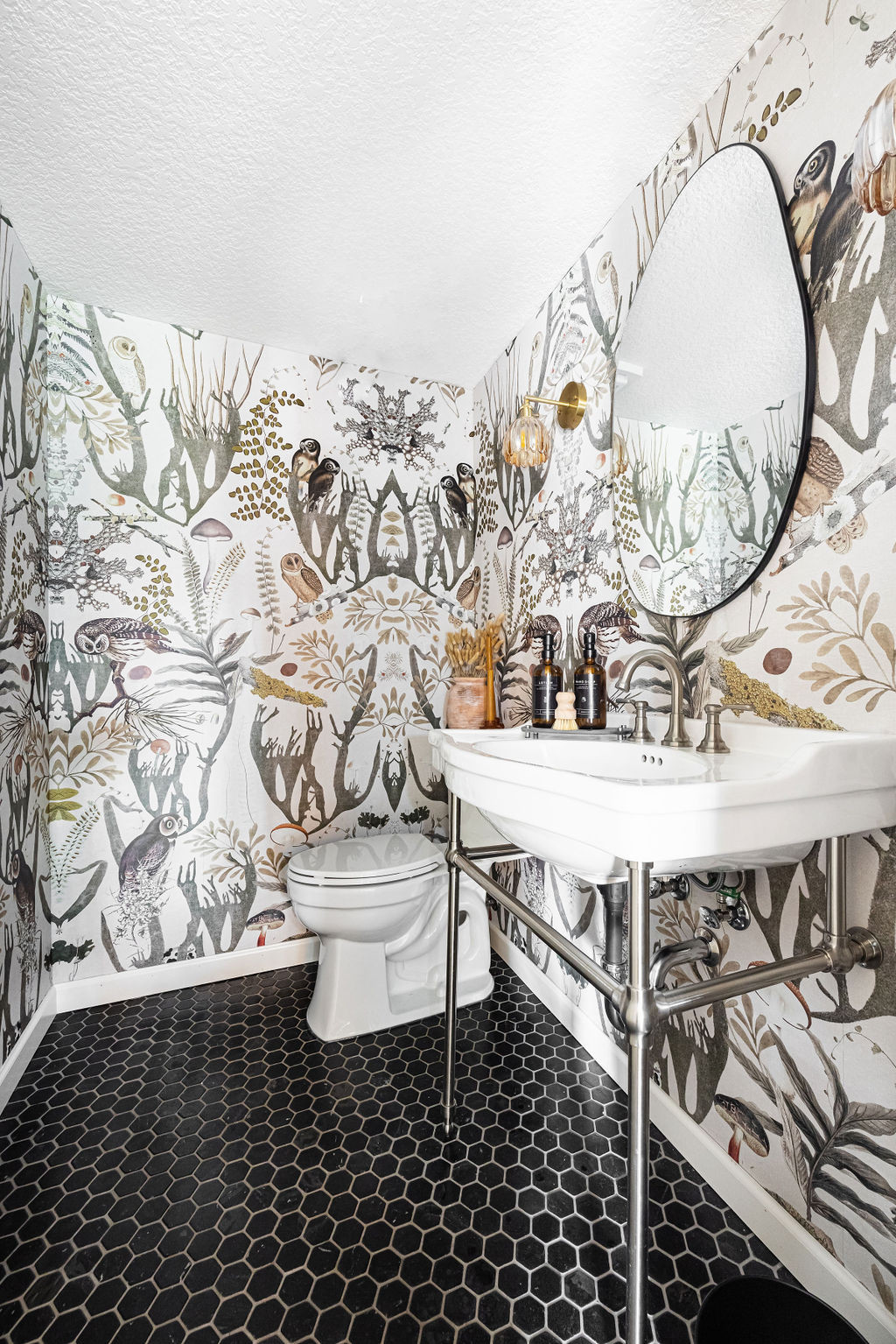 Our lower level bathroom remodel reveal. This is Phase 2 of this bathroom remodel - this time, we wanted to embrace a lighter, more cohesive vibe that still reflects our love for Scandinavian-inspired design with a touch of Anthropologie charm. 

 #LTKHome #LTKFindsUnder50