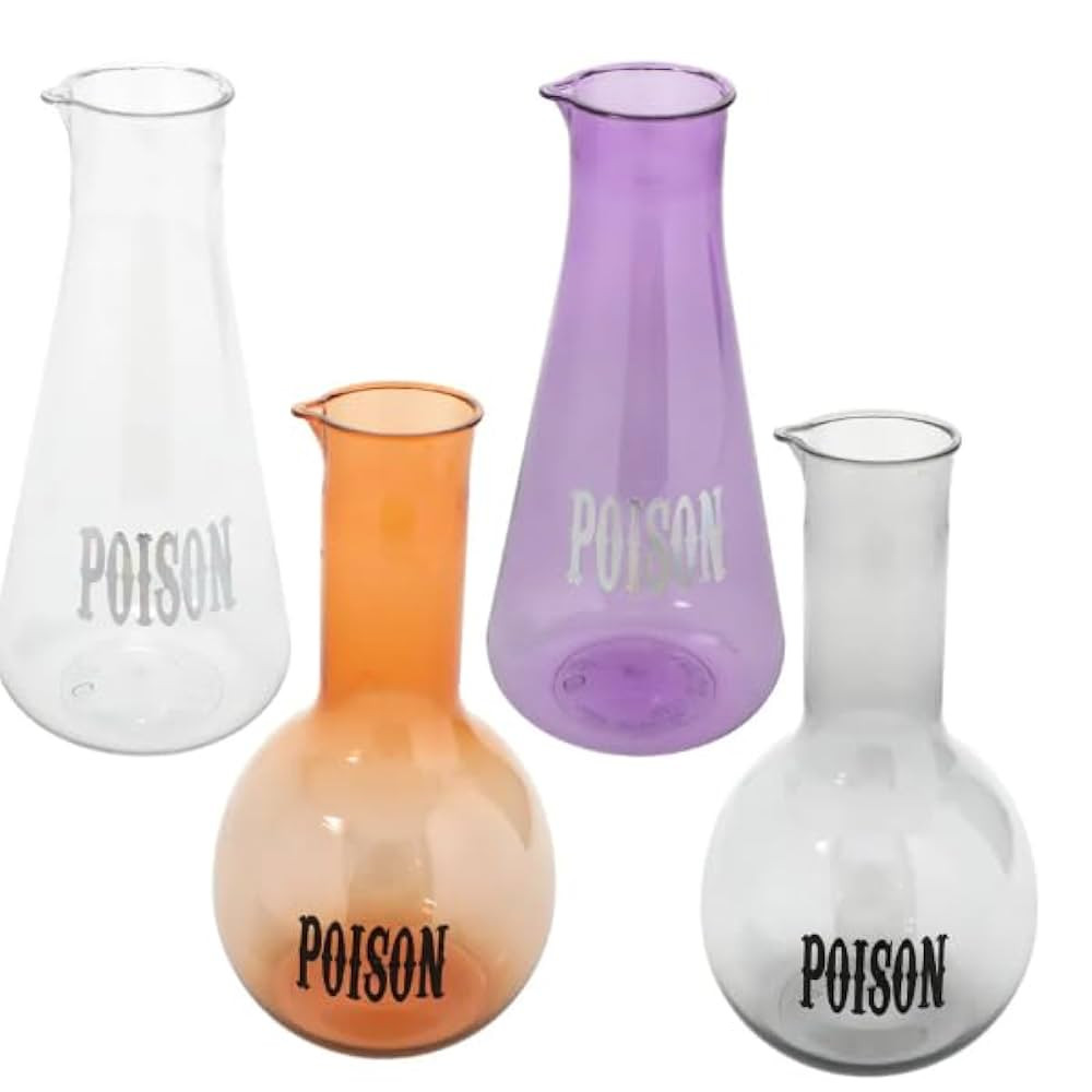 AJS-Halloween Plastic Poison Beaker, 16 oz. -. Set of 4 - Great for parties and decor | Amazon (US)