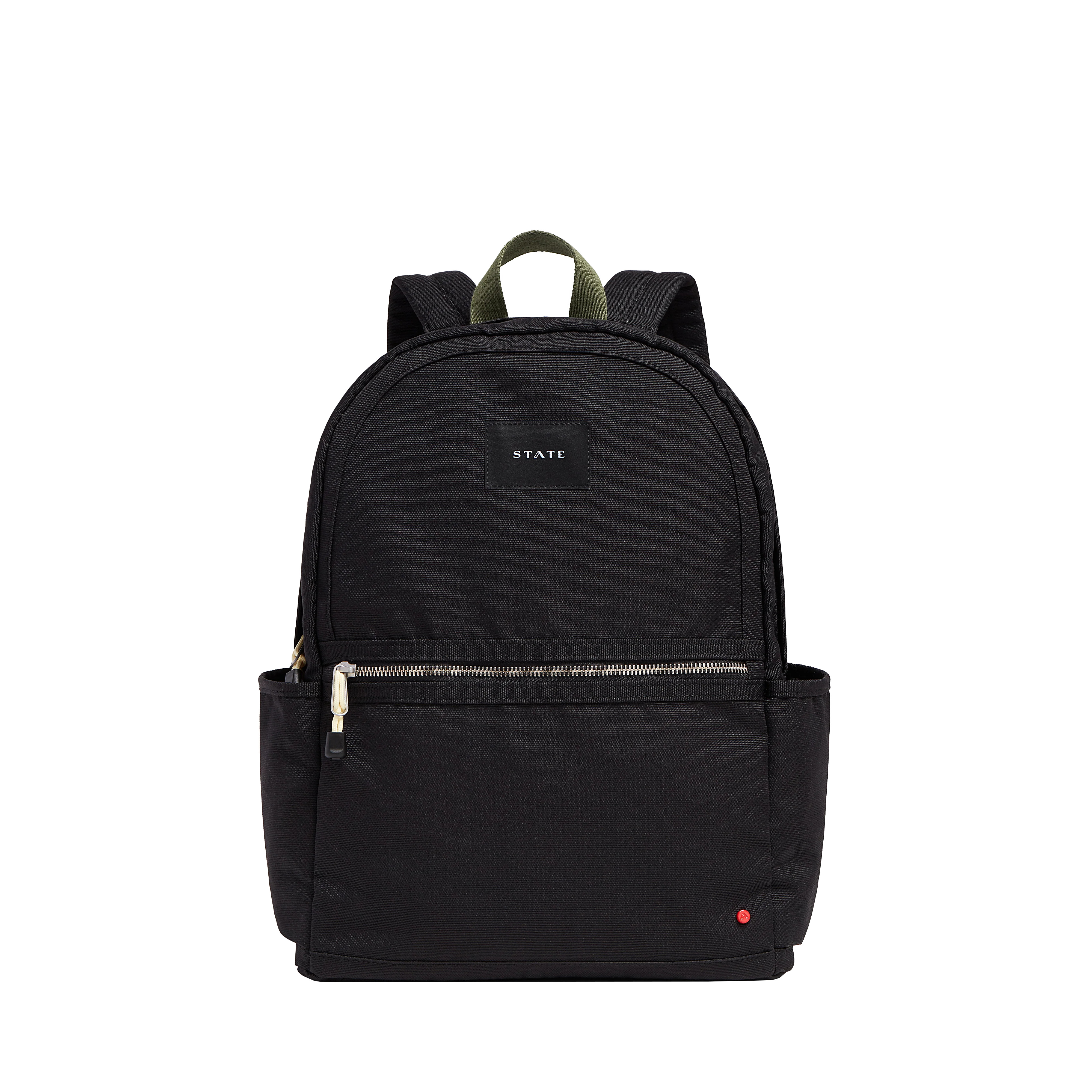 Kane Double Pocket Large Polyester Canvas Black | STATE Bags