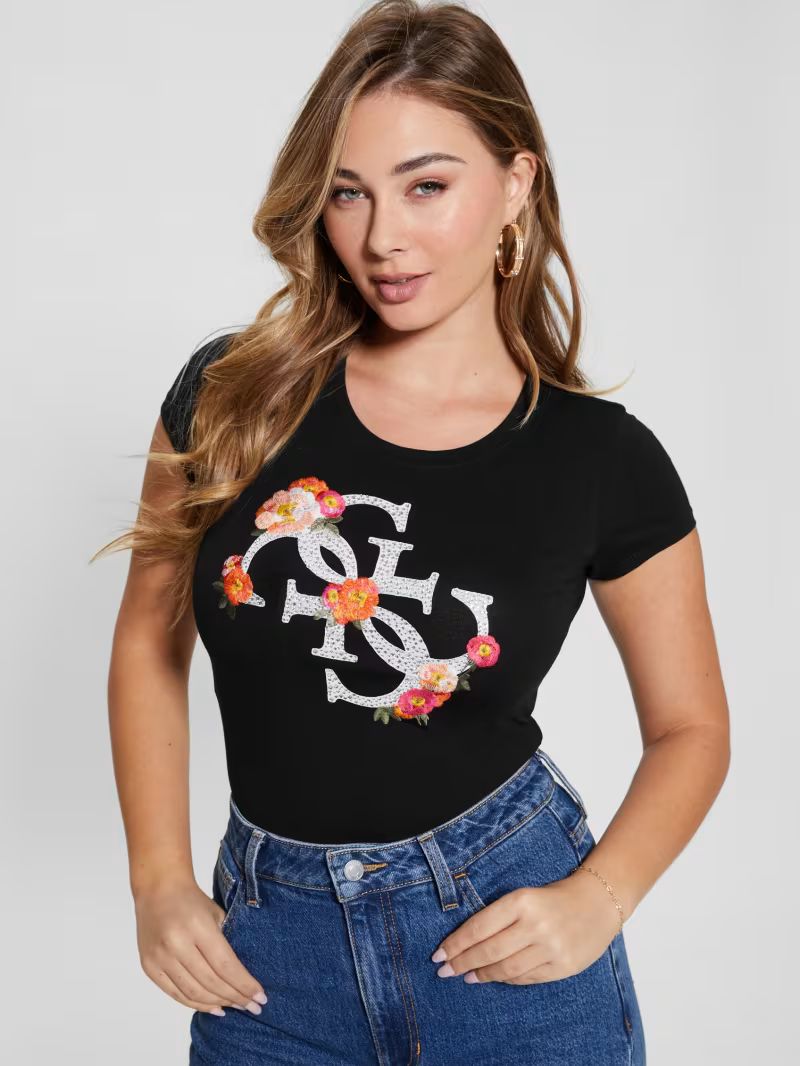 Quattro G Floral Tee | Guess US | Guess (US)