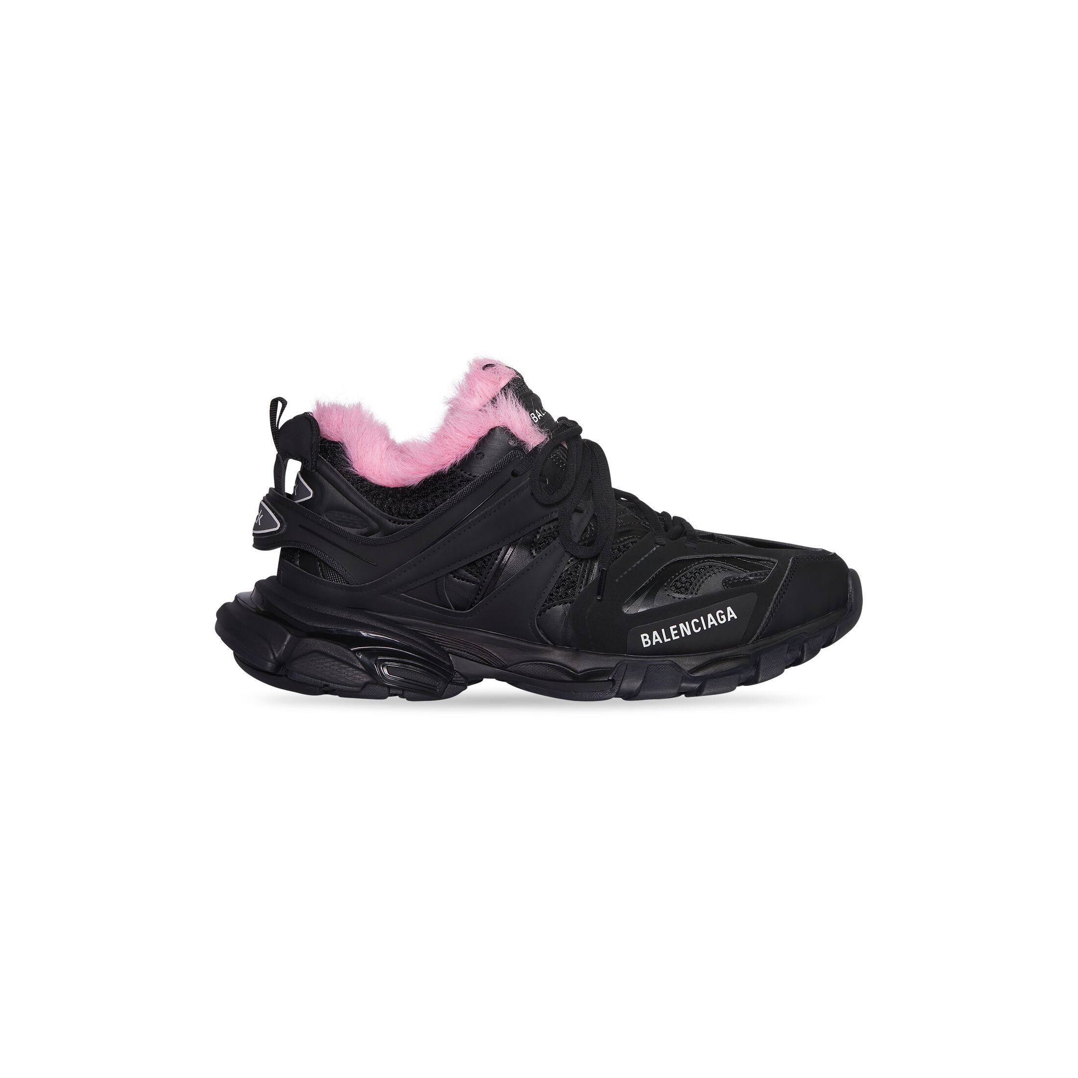 track sneaker fake fur | Balenciaga