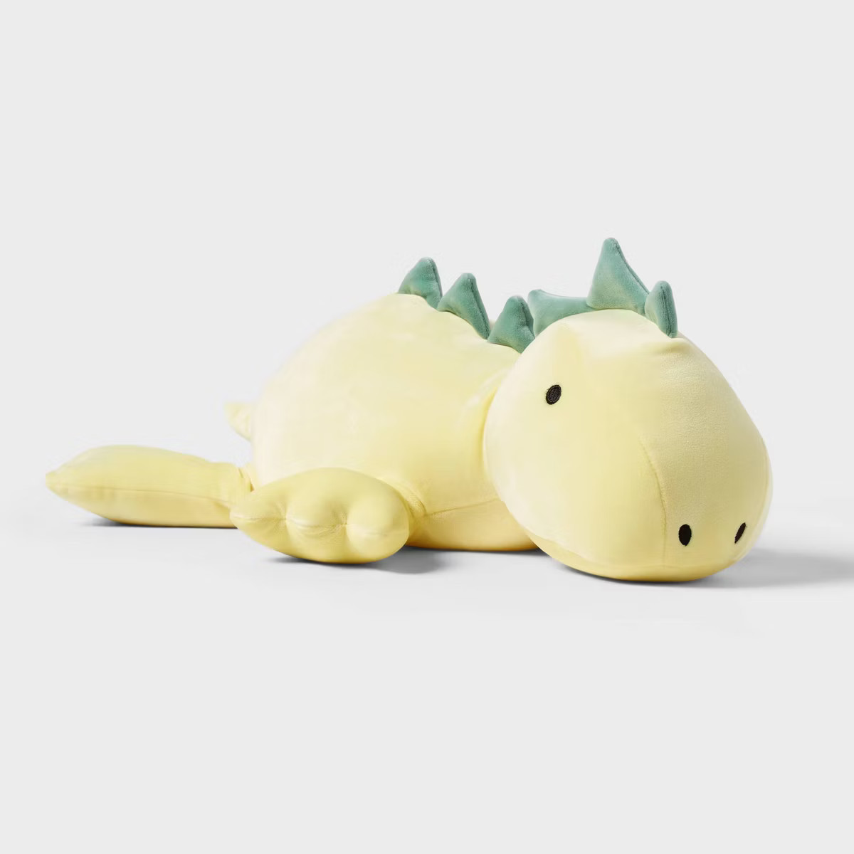 Dinosaur Weighted Plush Kids' Throw Pillow Yellow - Pillowfort™ | Target