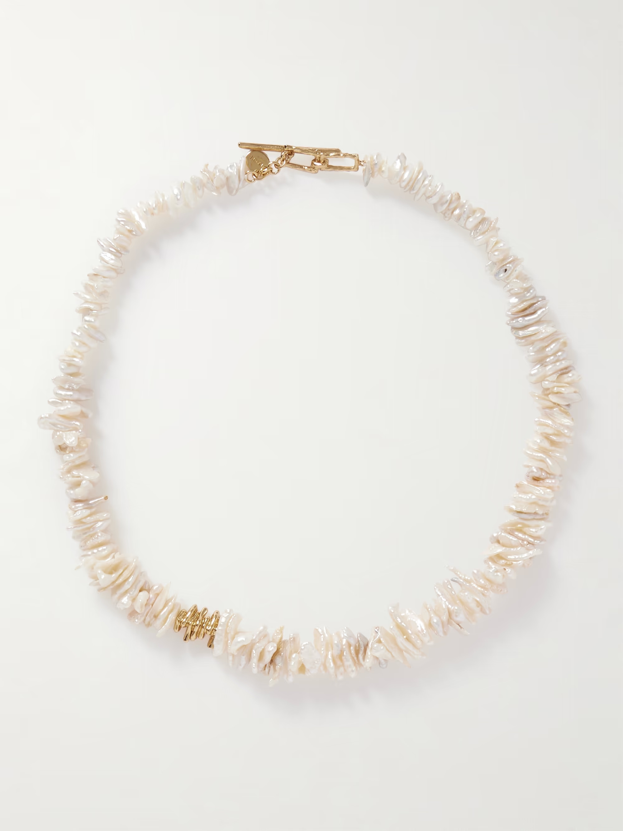 Pach gold-plated pearl necklace | NET-A-PORTER (US)