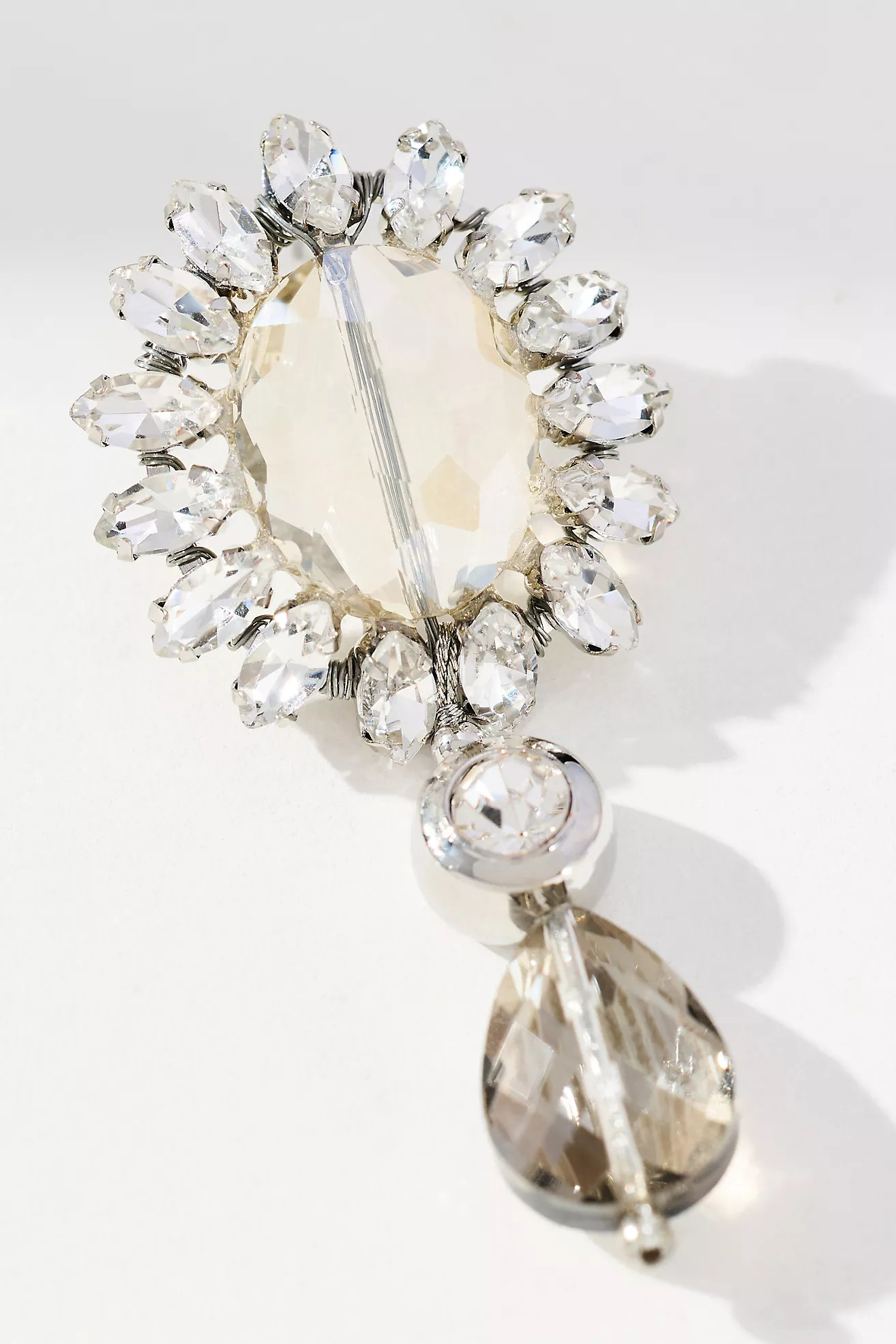 Crystal Circle Drop Earrings | Anthropologie (US)